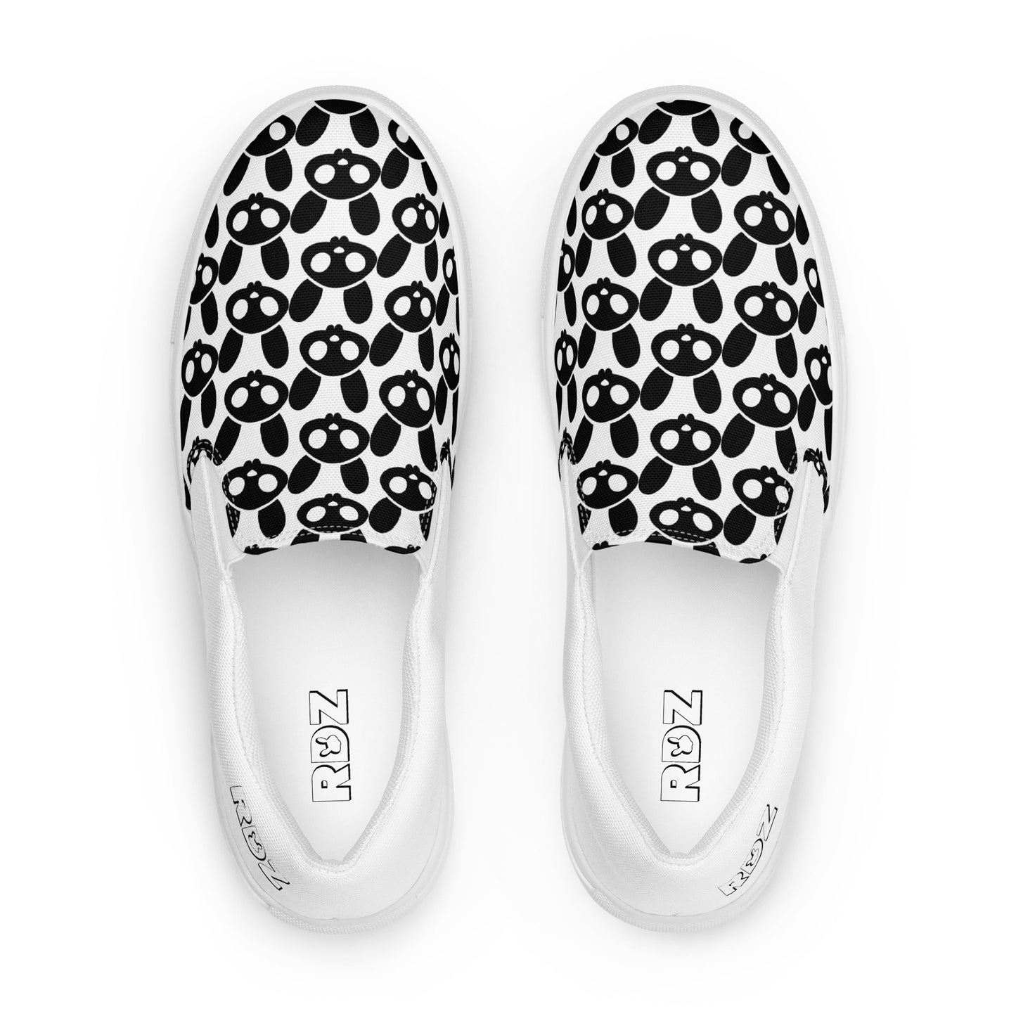 RDZ Pattern Men’s slip-on canvas shoes