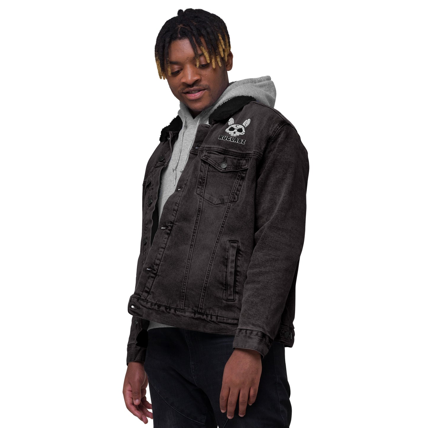 Unisex denim jacket Logo Front Only
