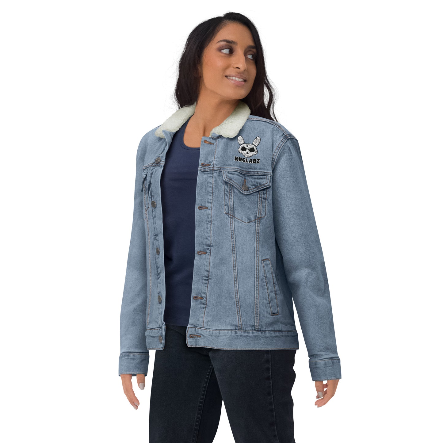 Unisex denim jacket Logo Front Only