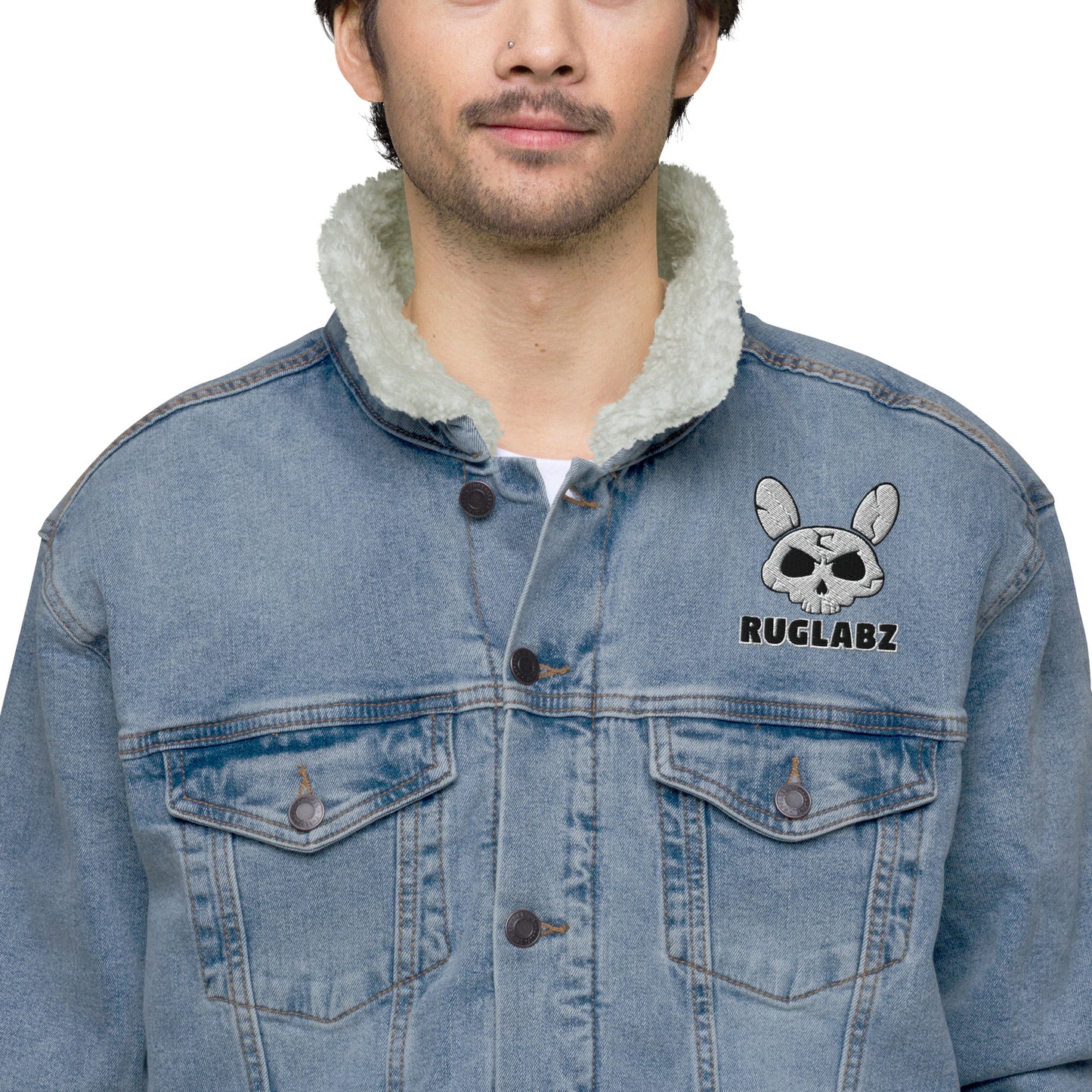 Unisex denim jacket Logo Front Only