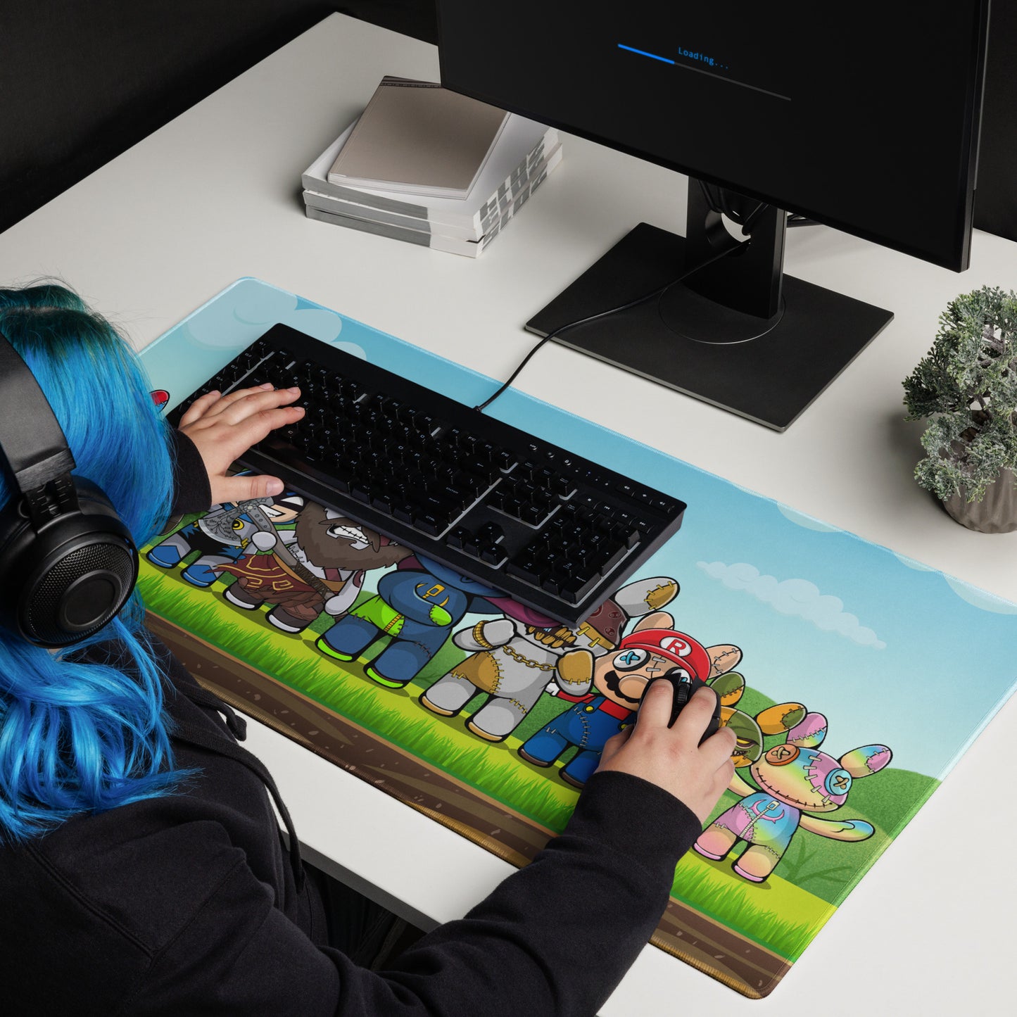 RugDollz Line-Up Gaming Mouse Pad