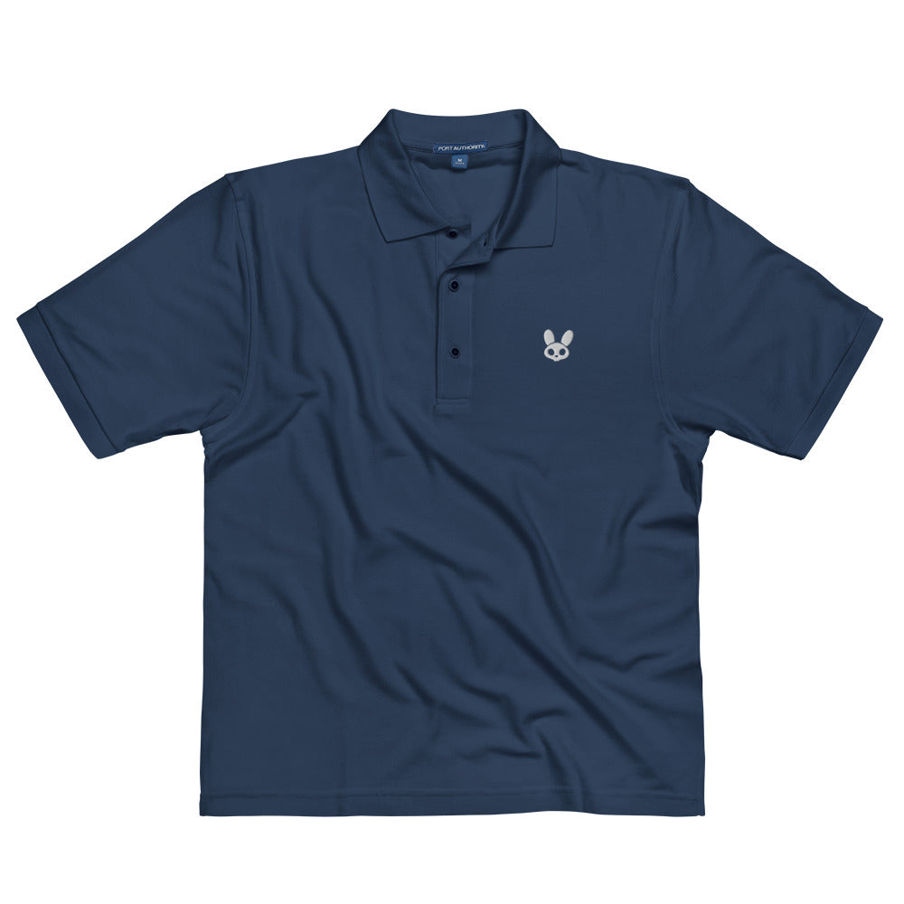 RDZ Men's Premium Polo (White Logo)