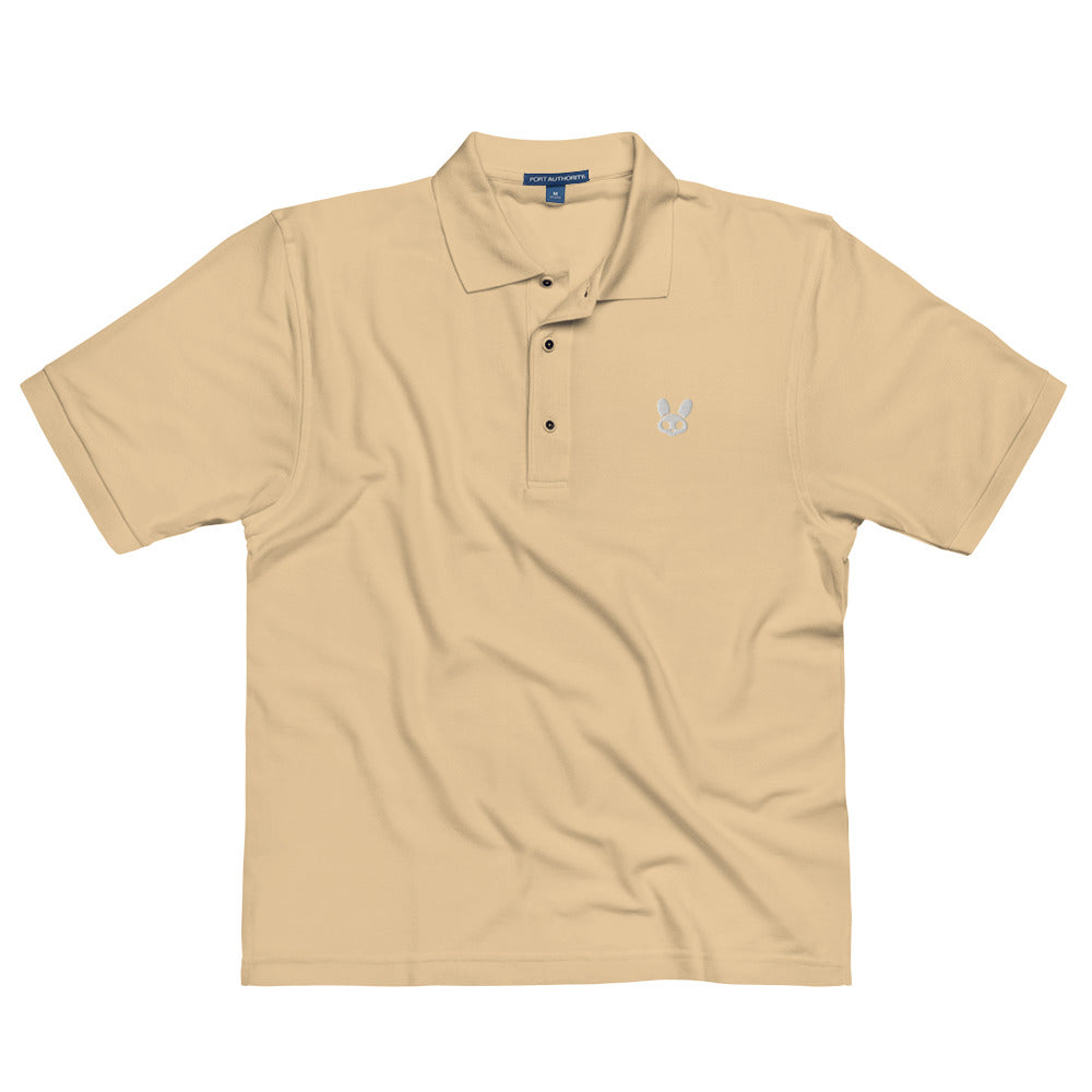 RDZ Men's Premium Polo (White Logo)