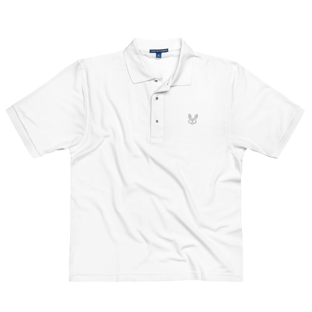 RDZ Men's Premium Polo (White Logo)