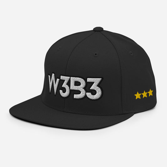 W3B3 Stars Snapback Hat