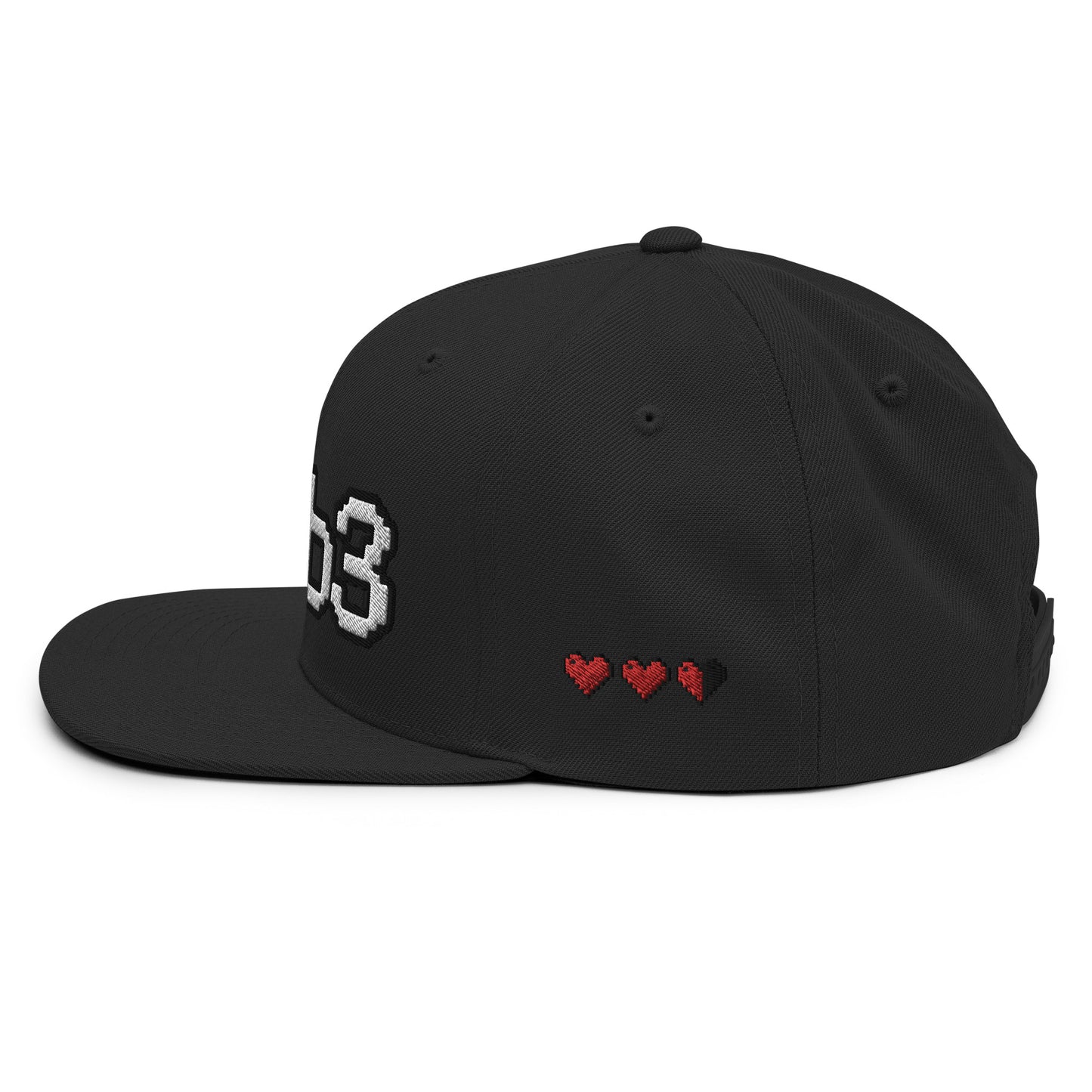 W3B3 Hearts Snapback Hat