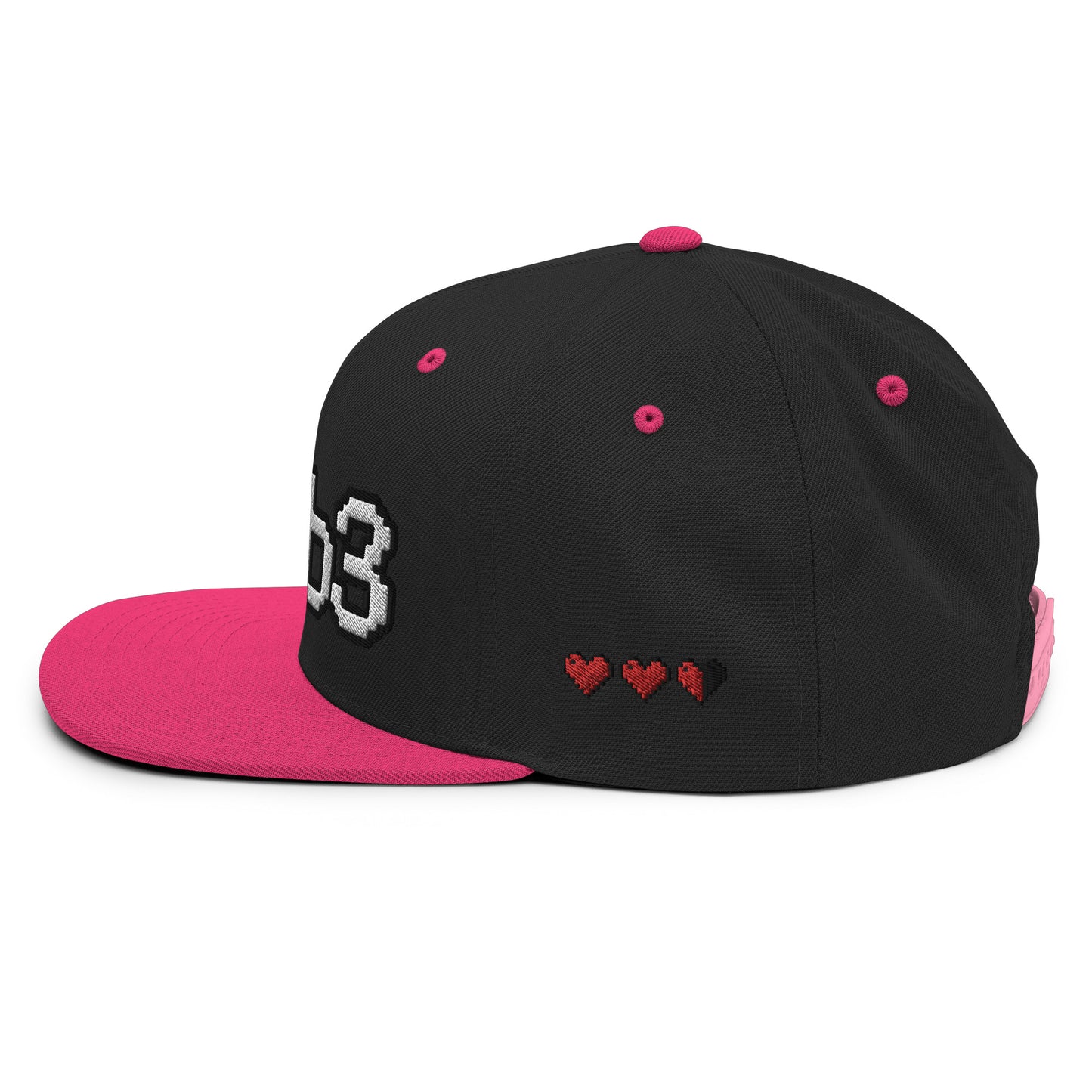 W3B3 Hearts Snapback Hat