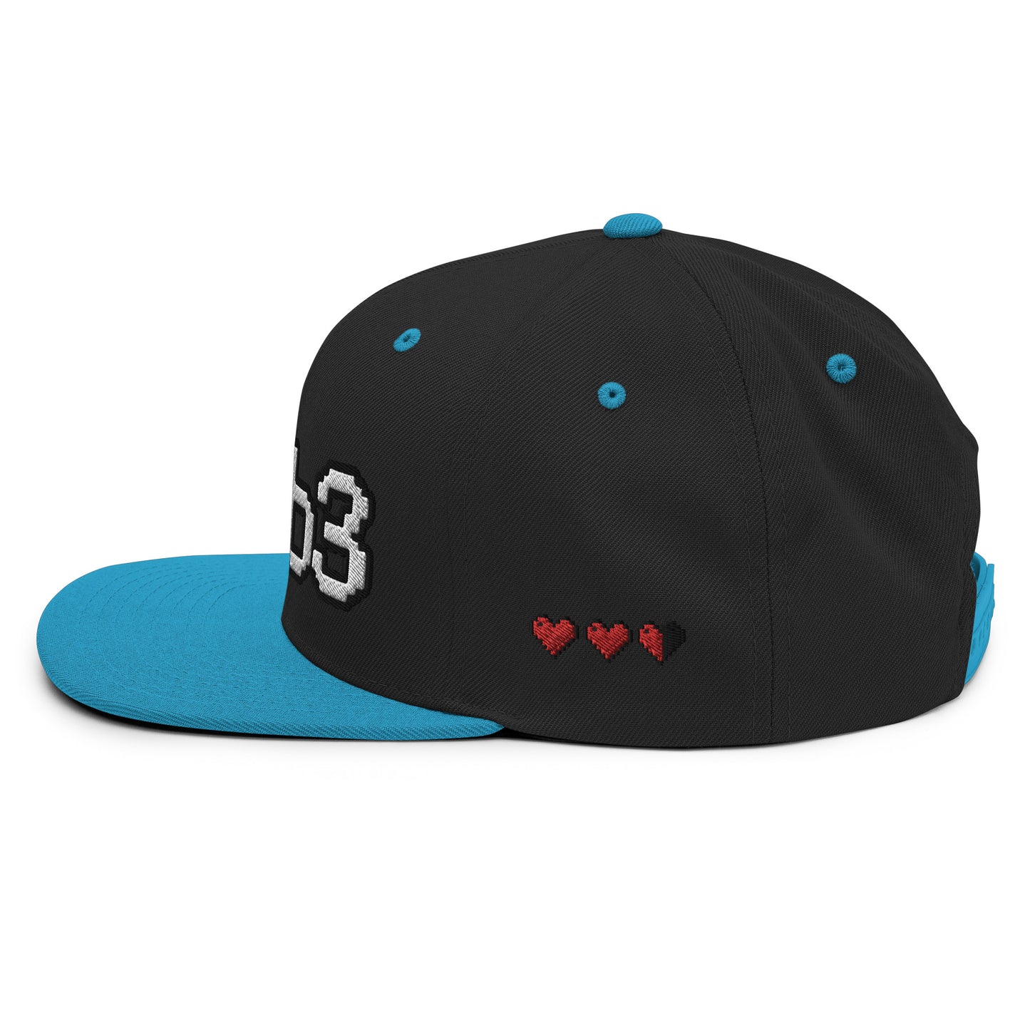 W3B3 Hearts Snapback Hat