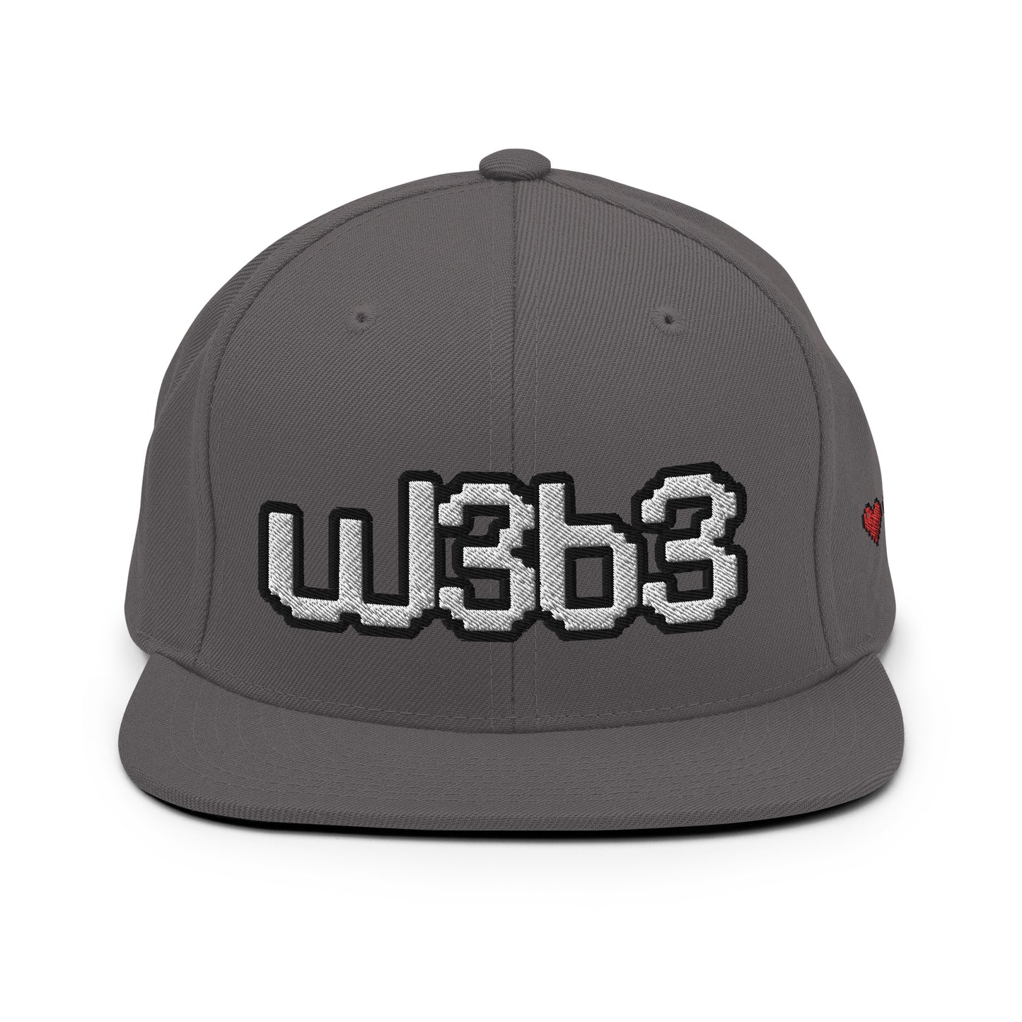 W3B3 Hearts Snapback Hat