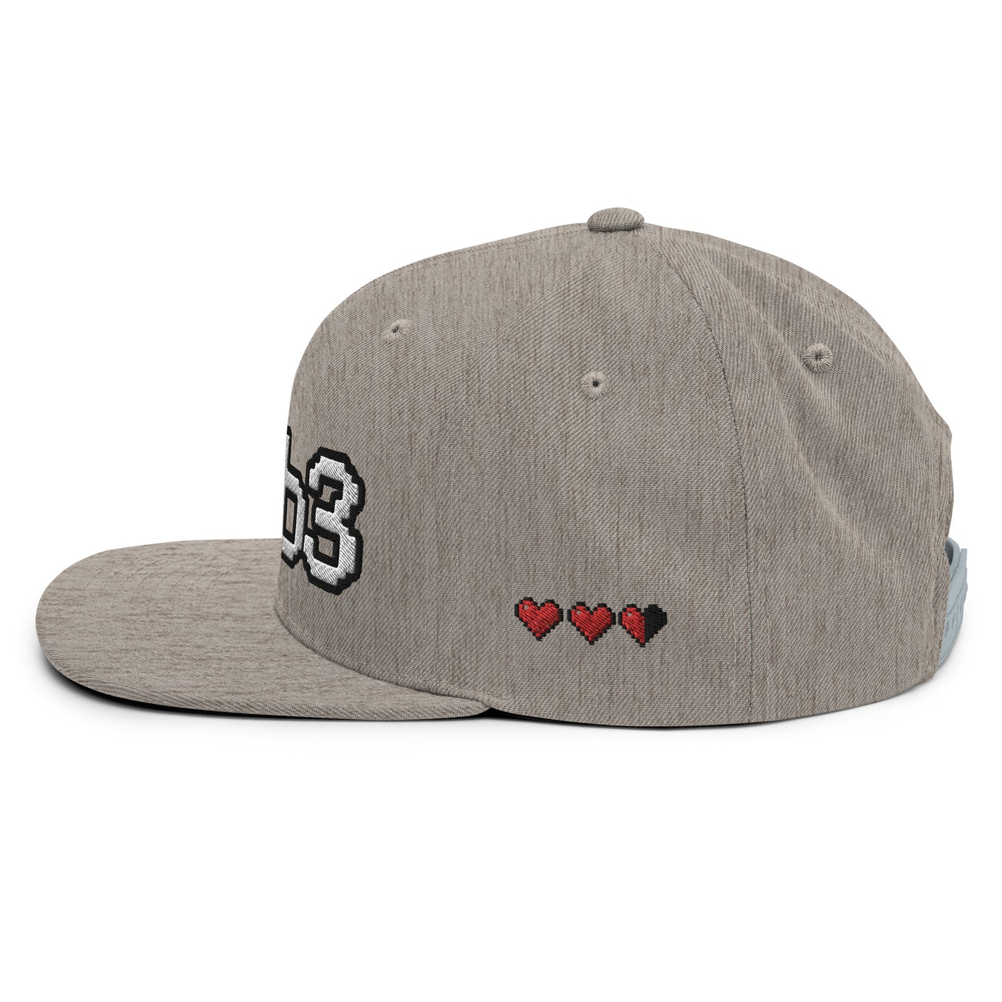 W3B3 Hearts Snapback Hat