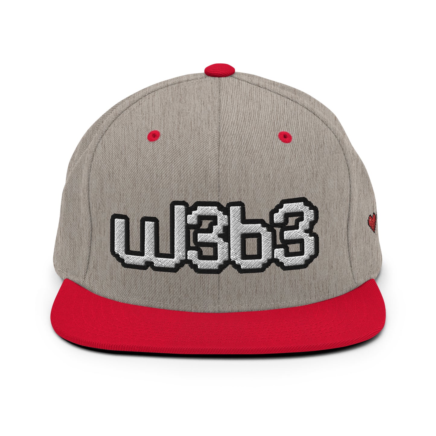 W3B3 Hearts Snapback Hat