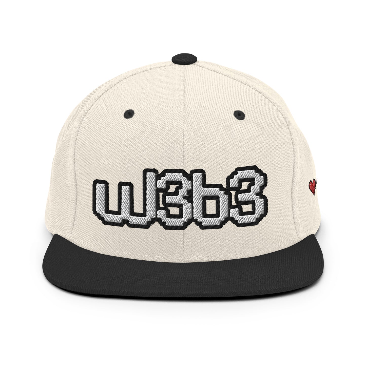 W3B3 Hearts Snapback Hat