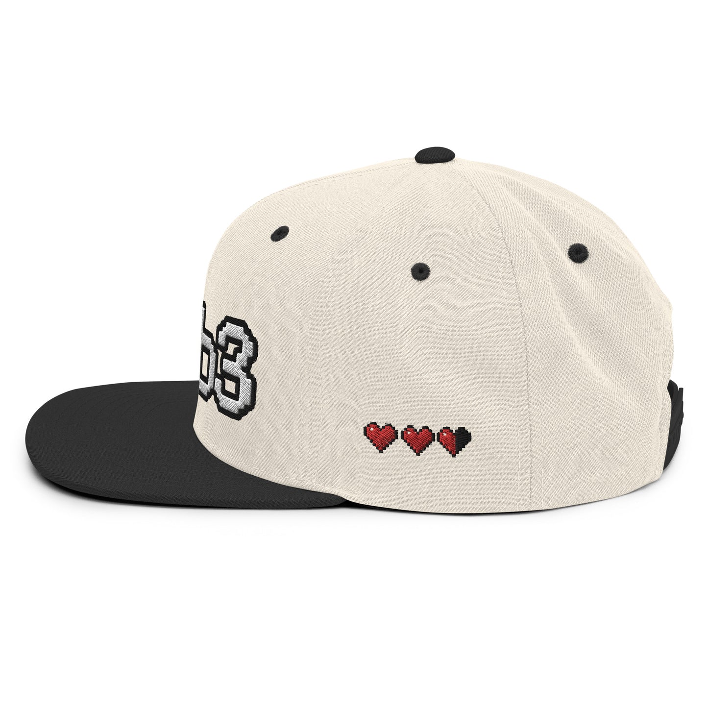 W3B3 Hearts Snapback Hat