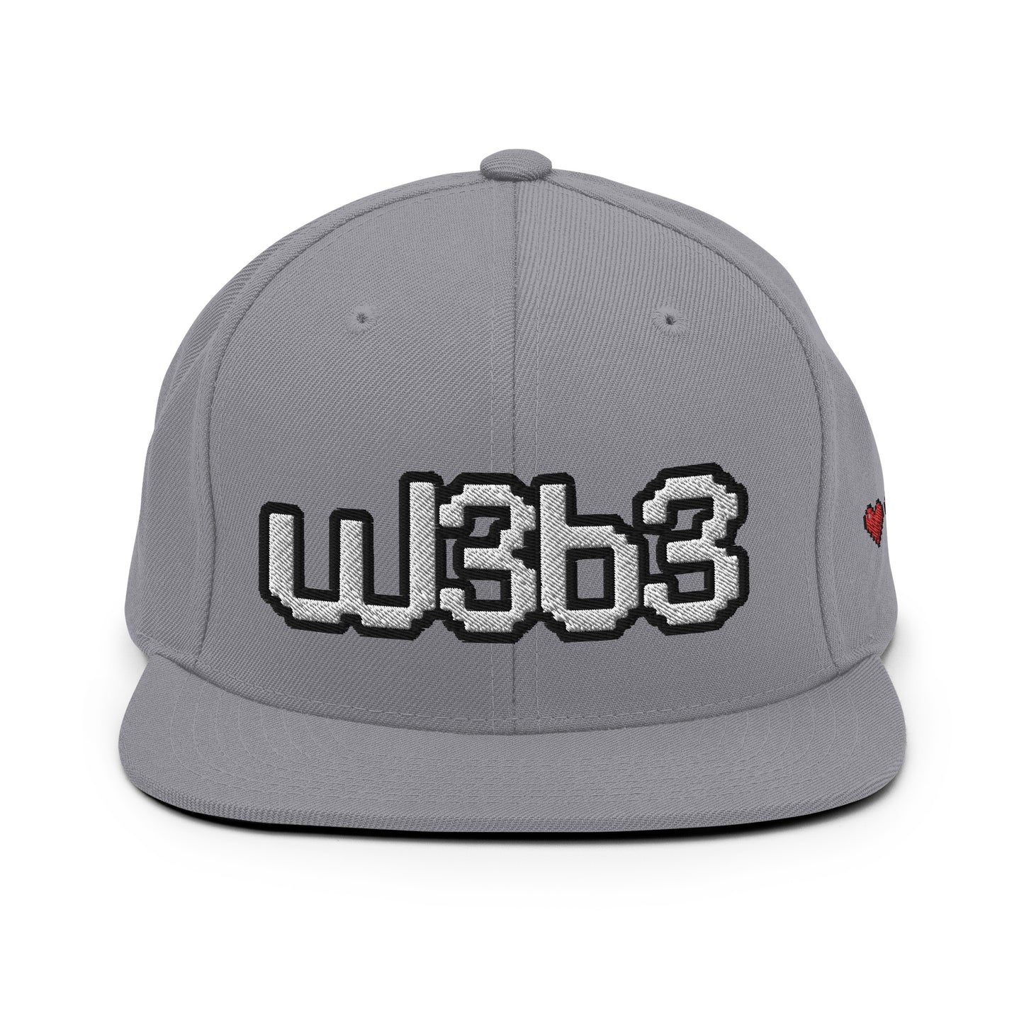 W3B3 Hearts Snapback Hat