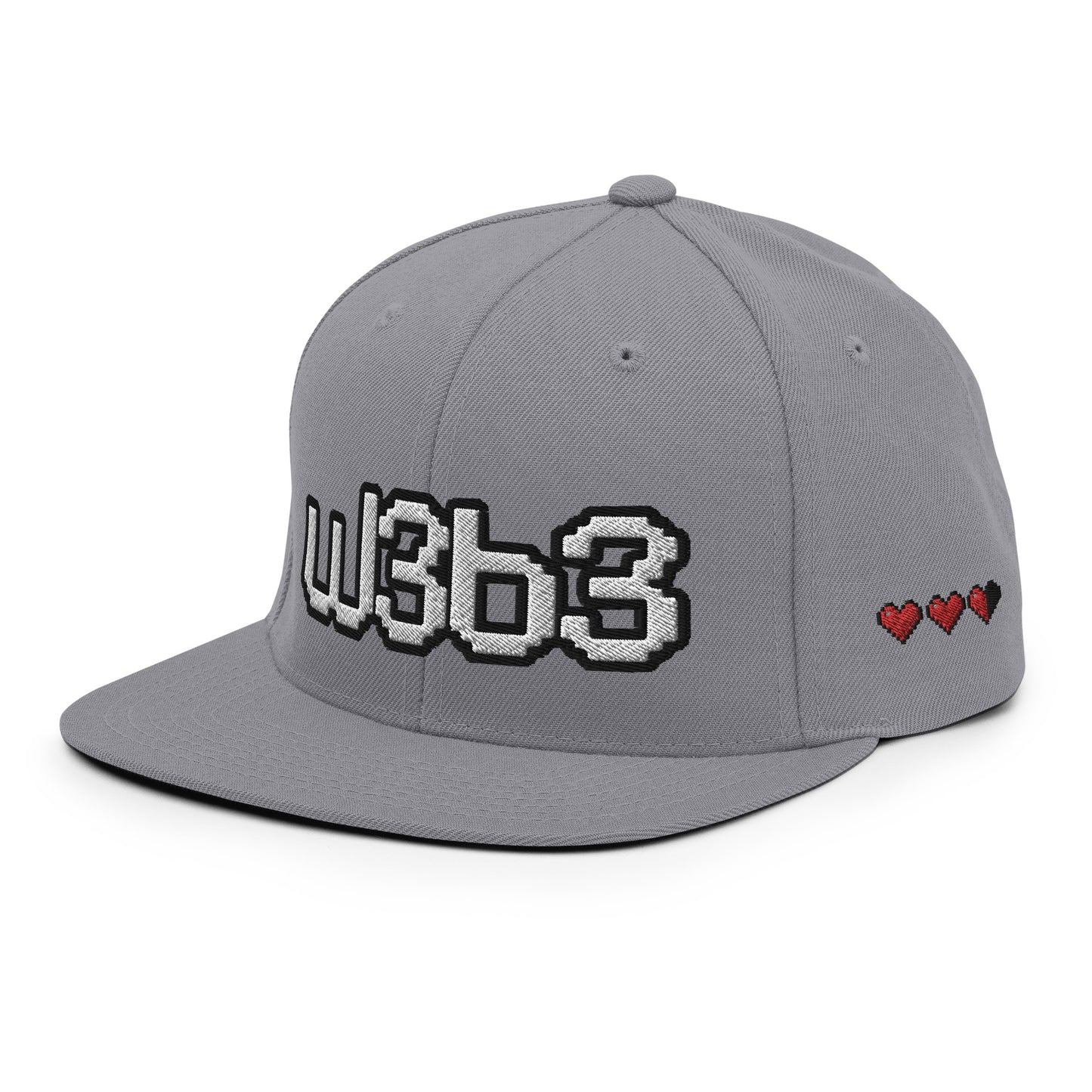 W3B3 Hearts Snapback Hat