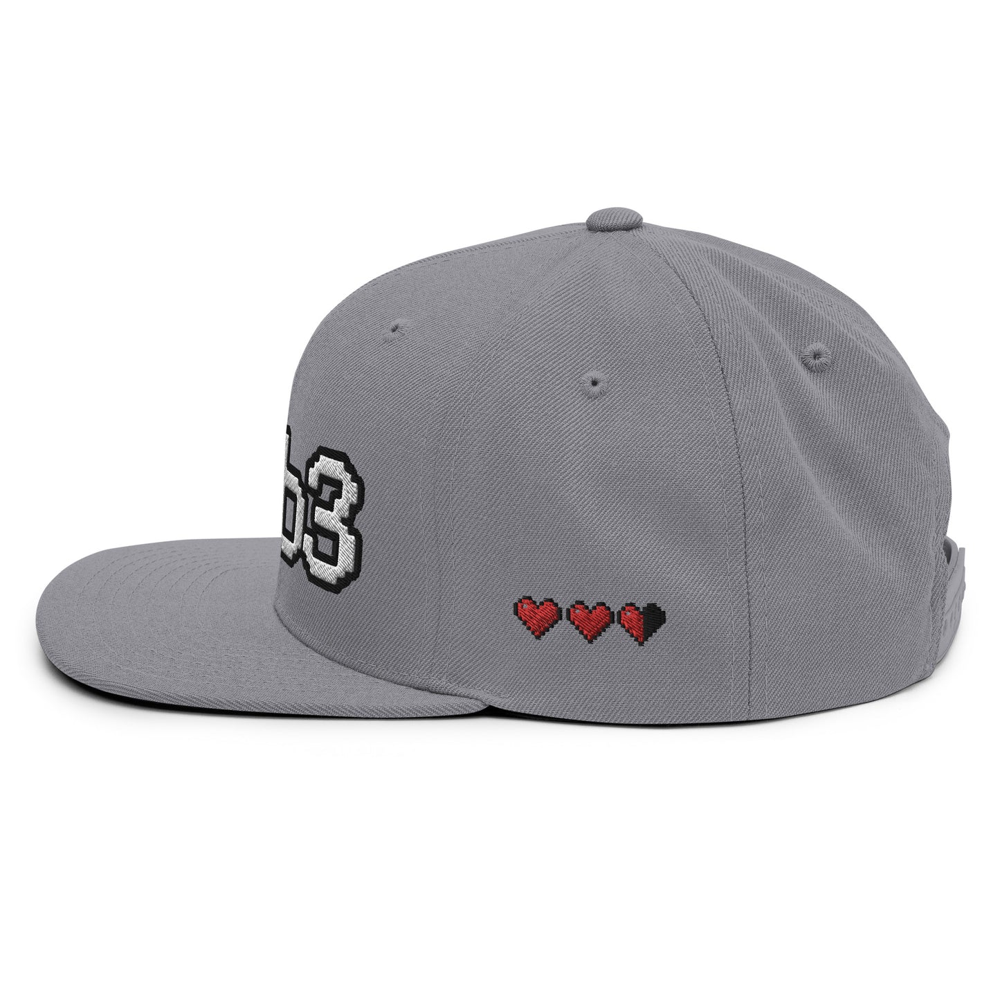 W3B3 Hearts Snapback Hat