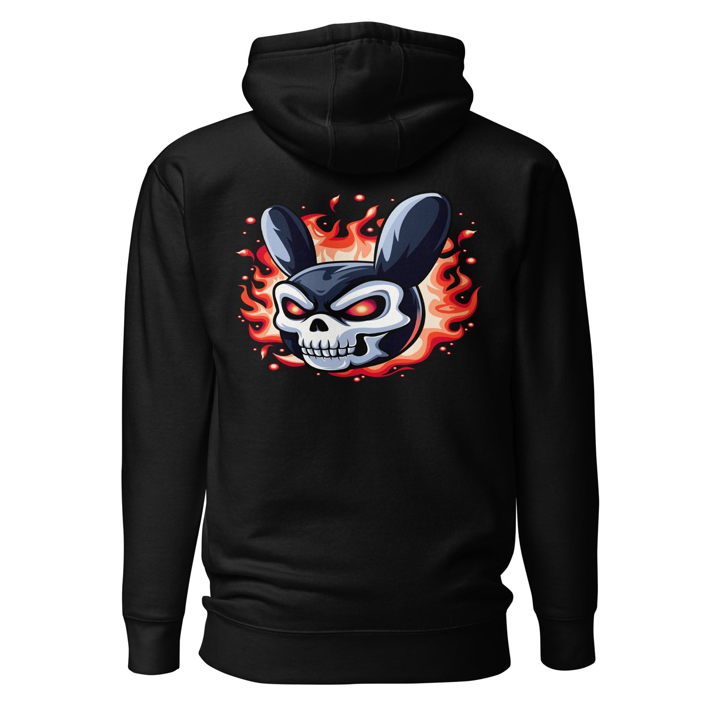 Flaming RugDollz Back Unisex Hoodie